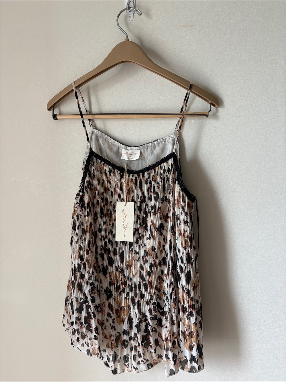 Animal Print Flowy Tank Top